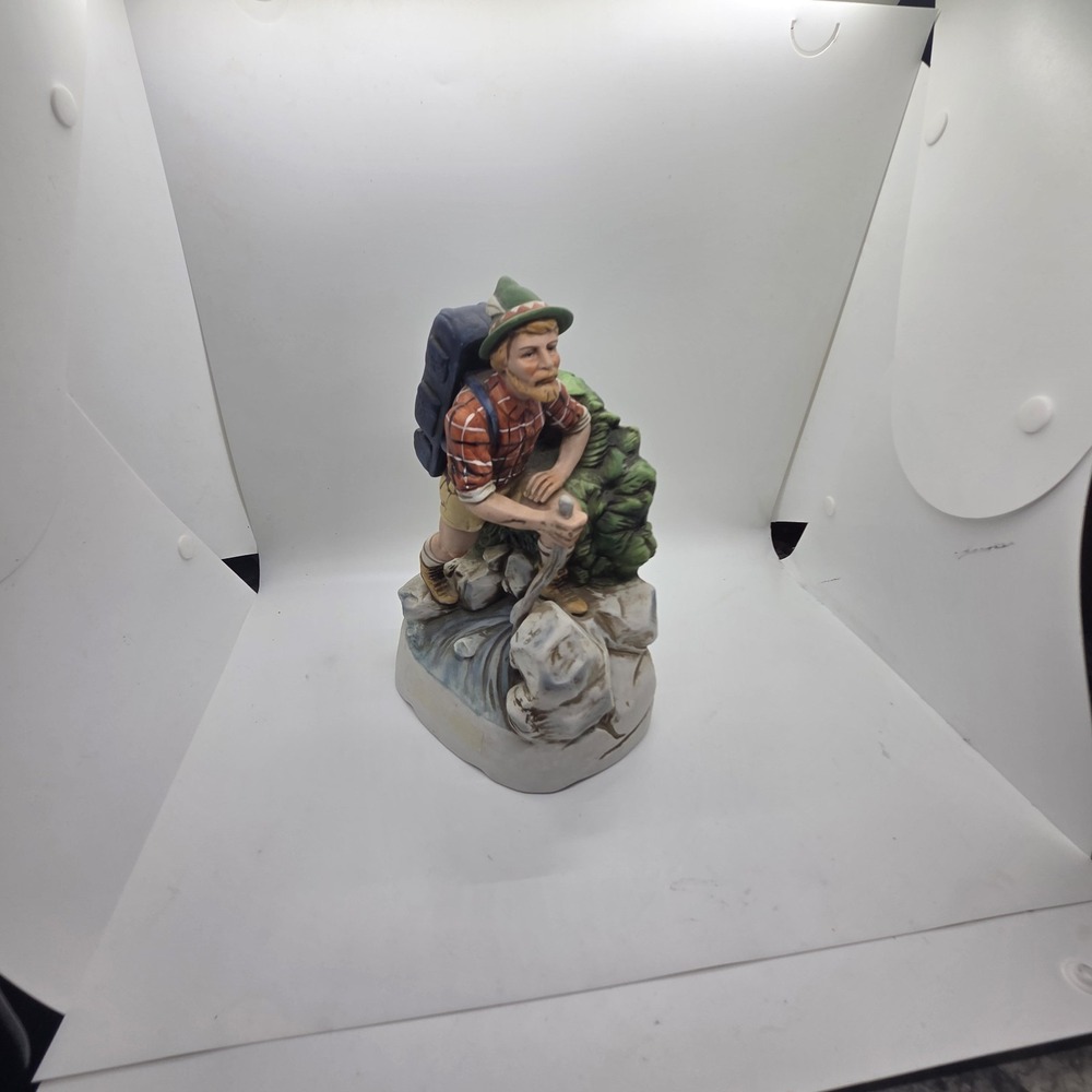 VTG German Hiker Decanter Figurine Bavarian Wanderer Alpine Japan Hummel‎ Style